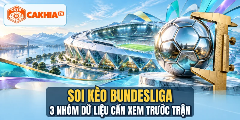 Soi Kèo Bundesliga - 3 Nhóm Dữ Liệu Cần Xem Trước Trận