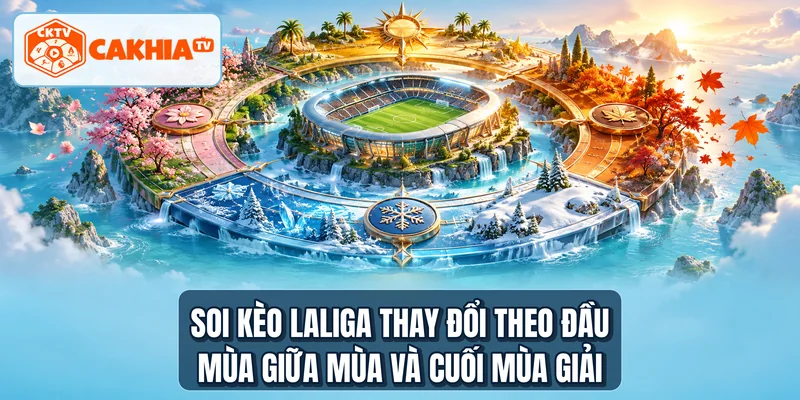 Soi kèo LaLiga thay đổi theo đầu mùa giữa mùa và cuối mùa giải